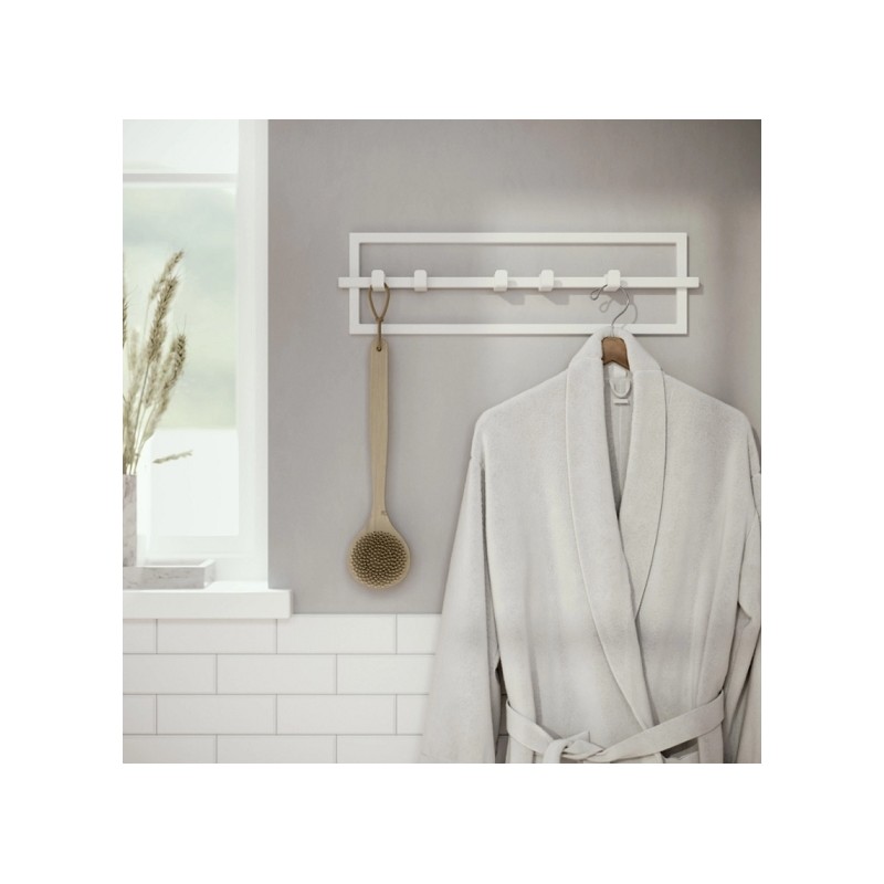 UMBRA wieszak ścienny CUBIKO biały