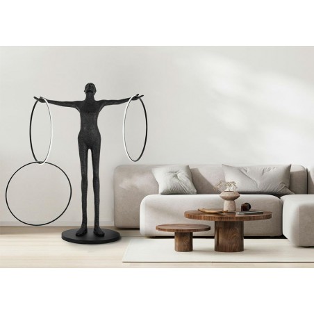 Lampa podłogowa HUMAN CIRCULO włókno szklane