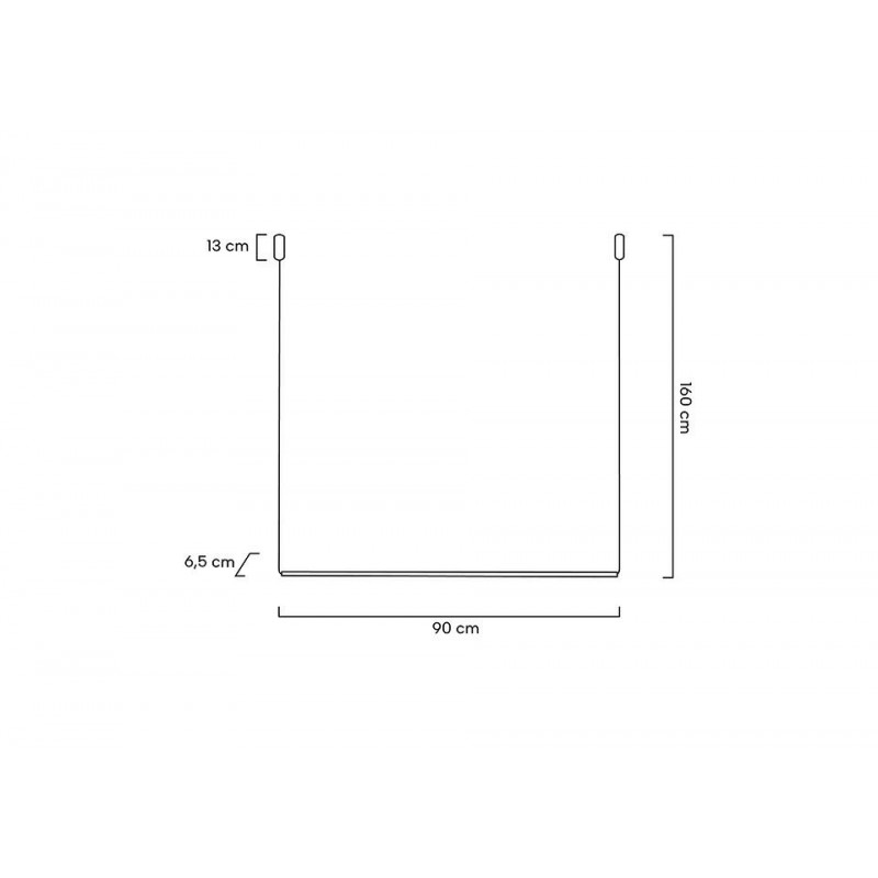 MOOSEE lampa wisząca OMBRE LEVEL 80  czarna