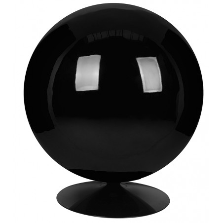 Fotel BALL BLACK czerwony