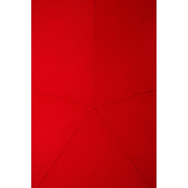 Fotel BALL BLACK czerwony