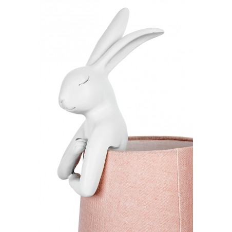 KARE lampa stołowa RABBIT biała / różowa