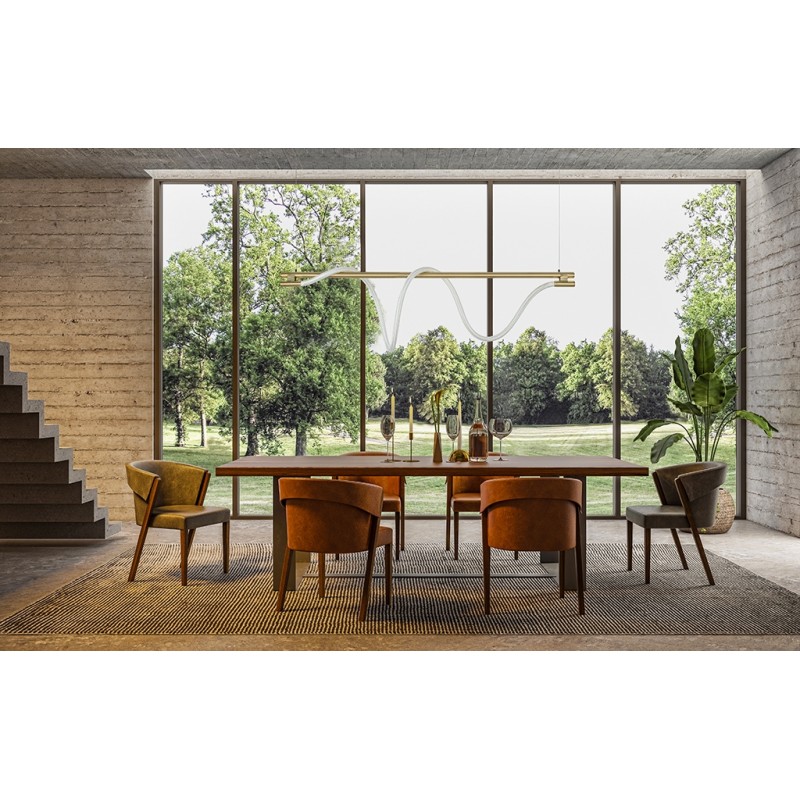 MOOSEE lampa wisząca SERPIENTE złota