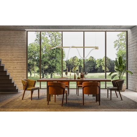 MOOSEE lampa wisząca SERPIENTE złota