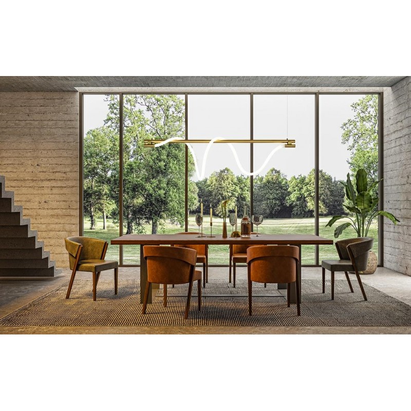 MOOSEE lampa wisząca SERPIENTE złota