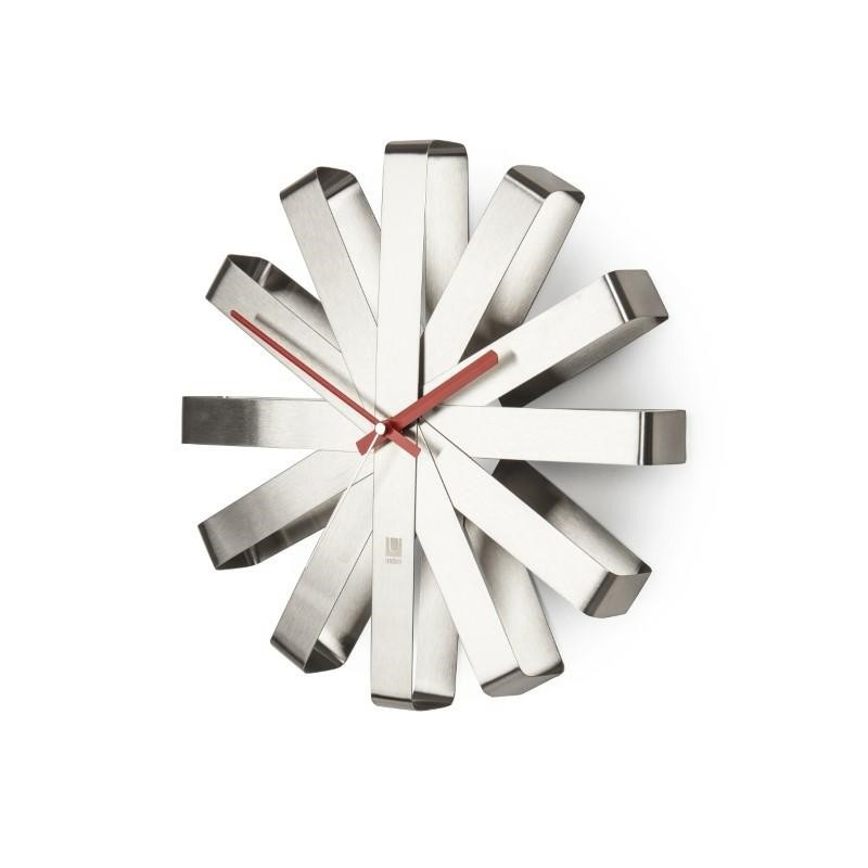 UMBRA zegar RIBBON  - stal