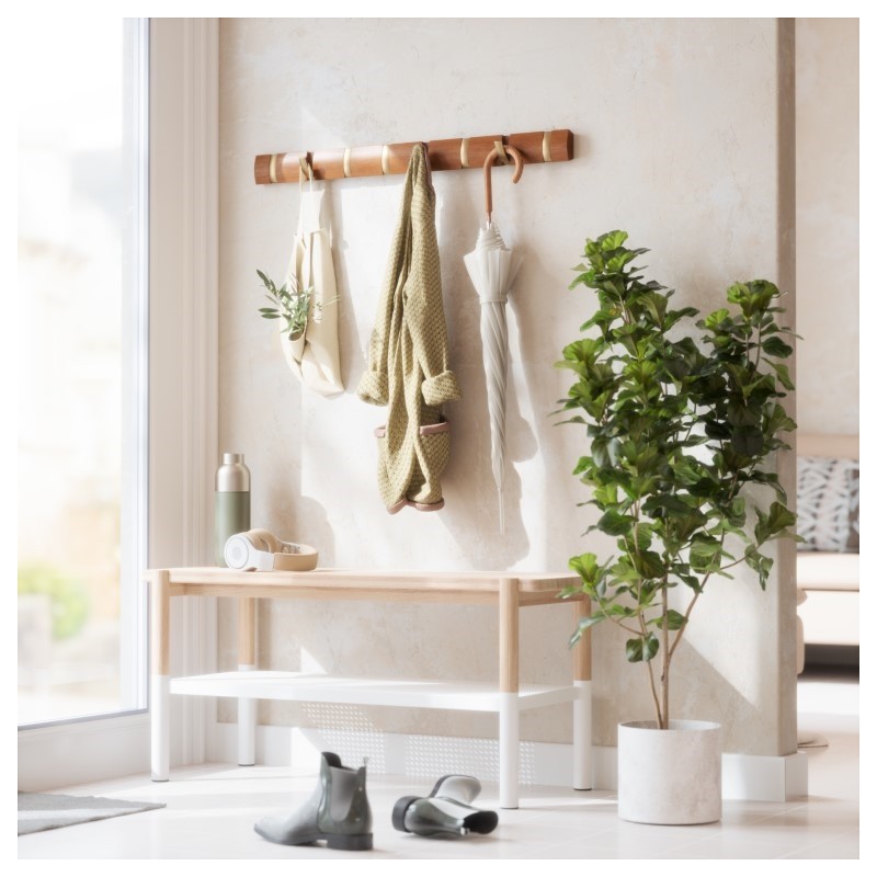 UMBRA wieszak ścienny FLIP 8 brązowy