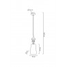 MOOSEE lampa wisząca QUEEN 20 złota