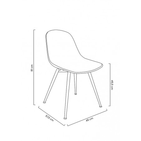 Krzesło RESOL czarne