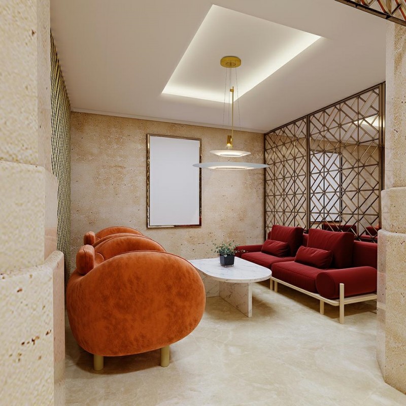 MOOSEE lampa wisząca PARROT 68 złota