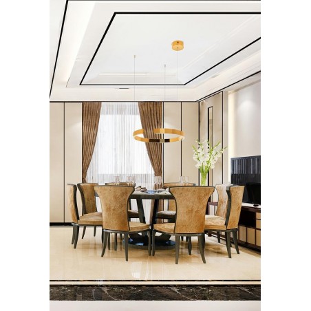 Lampa wisząca VISTA 60 złoty chrom