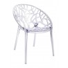 Krzesło KORAL transparentne - poliwęglan