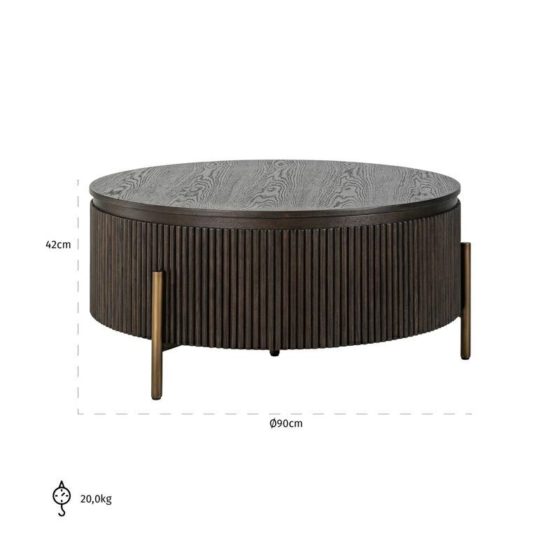 RICHMOND stolik kawowy LUXOR 95