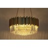 Lampa wisząca IMPERIAL GOLD 80 - stal, kryształ