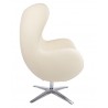 Fotel EGG SZEROKI PU beżowy