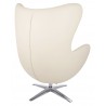 Fotel EGG SZEROKI PU beżowy