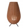 Lucide Lampa zewnętrzna przenośna COLIN 03843/50/72 drewno jasne i ciemne, czarny