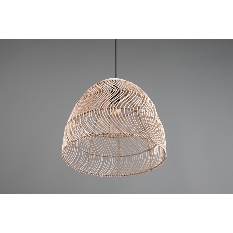 RL Lampa wisząca nowoczesna RIKE R31131036 drewno jasne i ciemne, czarny