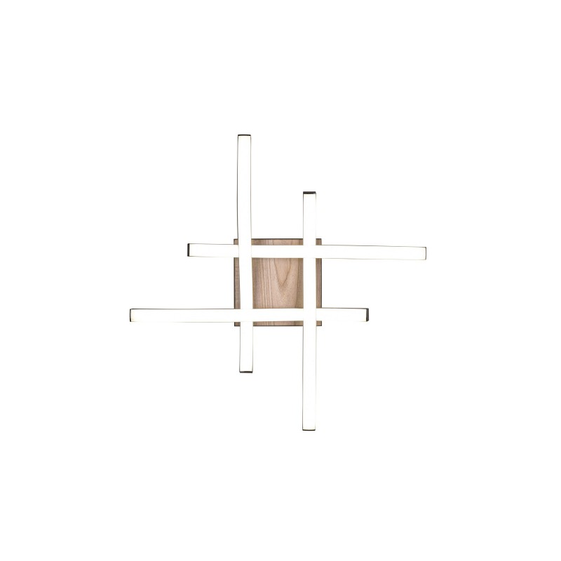 RL Lampa natynkowa LED ROUTE R62474135 drewno jasne i ciemne, biały