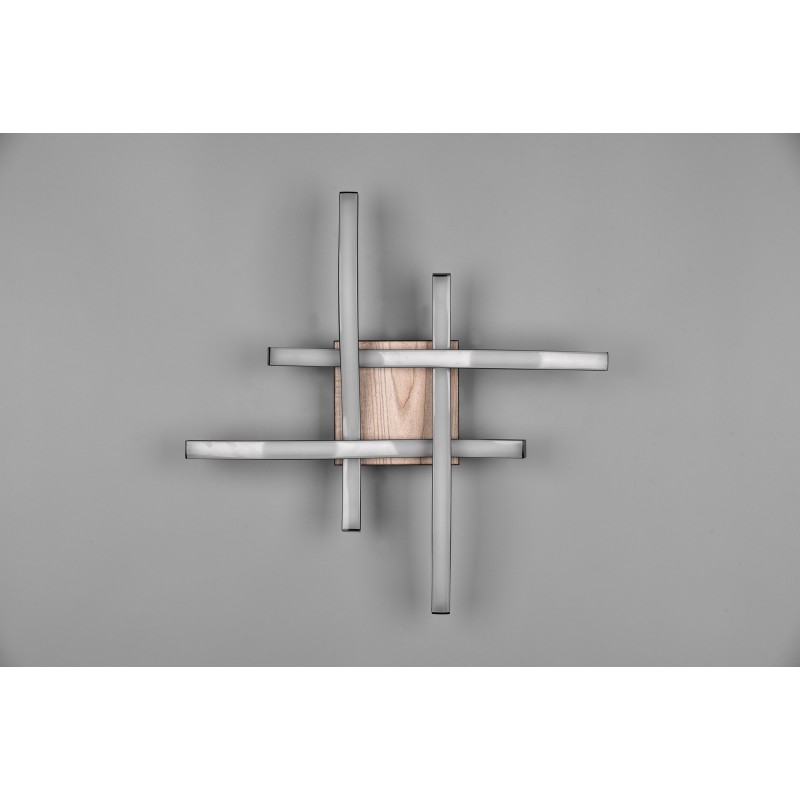 RL Lampa natynkowa LED ROUTE R62474135 drewno jasne i ciemne, biały