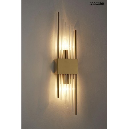 MOOSEE lampa ścienna SLANT złota