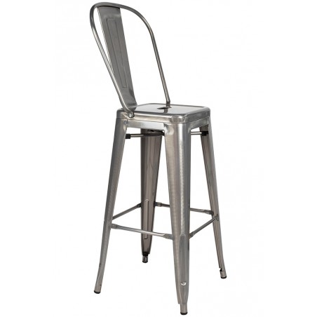 Krzesło barowe TOWER BIG BACK 76  (Paris) metal