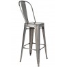 Krzesło barowe TOWER BIG BACK 76  (Paris) metal