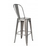 Krzesło barowe TOWER BIG BACK 66 (Paris) metal