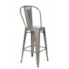 Krzesło barowe TOWER BIG BACK 66 (Paris) metal