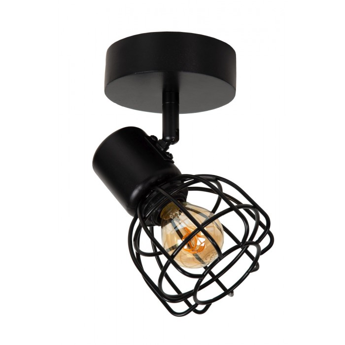 Lucide Reflektor ścienny FILOX 00929/01/30 czarny