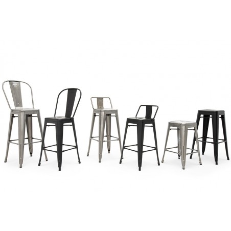 Krzesło barowe TOWER 66 ( Paris ) czarne