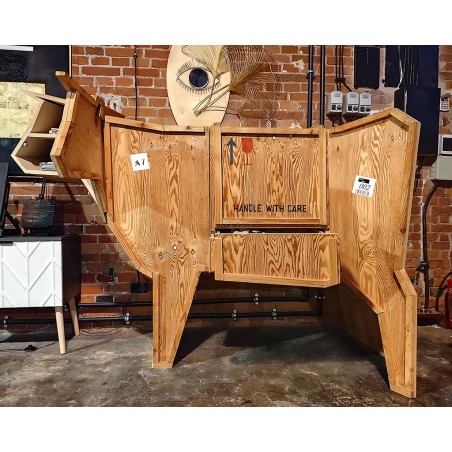 Kredens KROWA - drewno sklejka