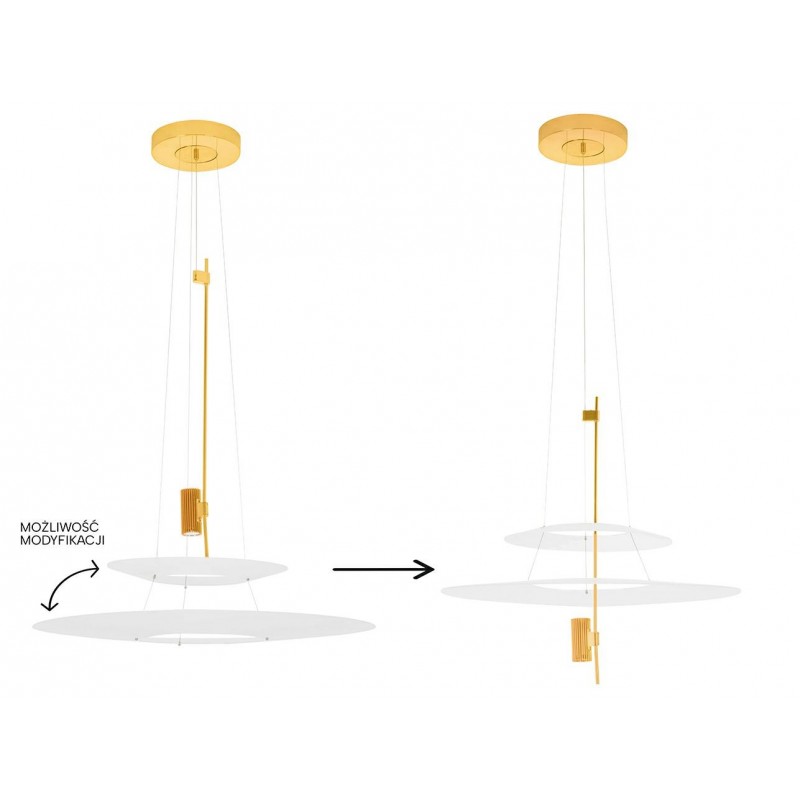 MOOSEE lampa wisząca PARROT 68 złota