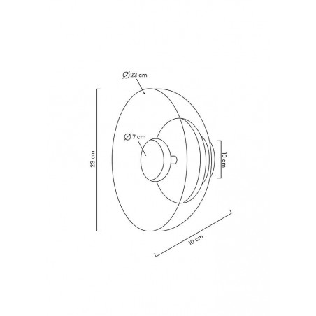 MOOSEE lampa ścienna EDEN WALL złota