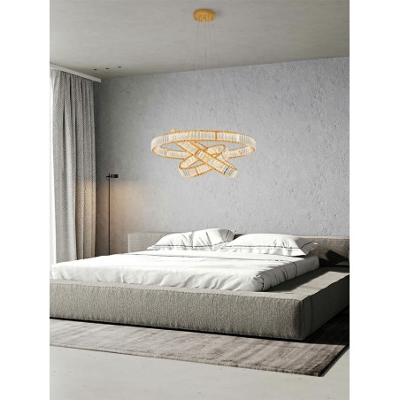 MOOSEE lampa wisząca LIBERTY TRIPLES złota