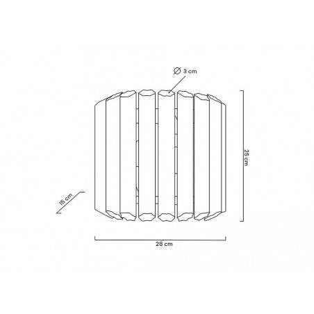 MOOSEE lampa ścienna PALACE złota