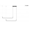 MOOSEE lampa wisząca SHAPE DUO 120 czarna