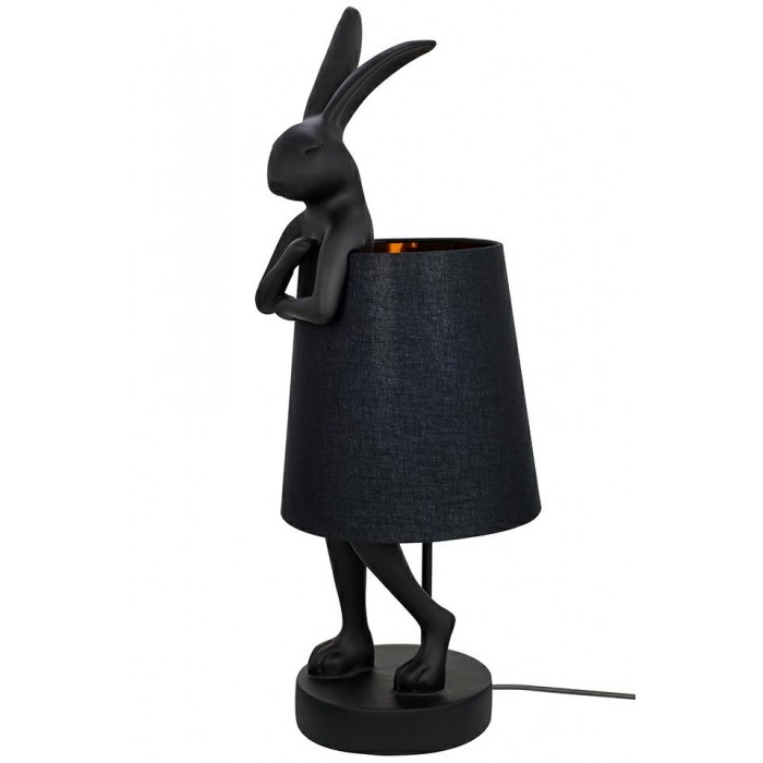 KARE lampa stołowa RABBIT czarna / czarna