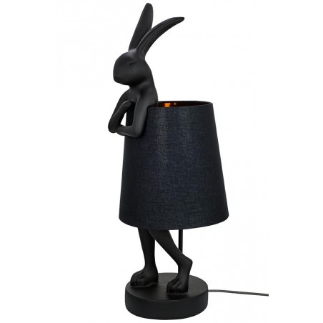 KARE lampa stołowa RABBIT czarna / czarna