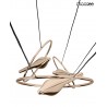MOOSEE lampa wisząca BIRD DISC złota
