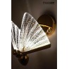 MOOSEE lampa ścienna BUTTERFLY S złota