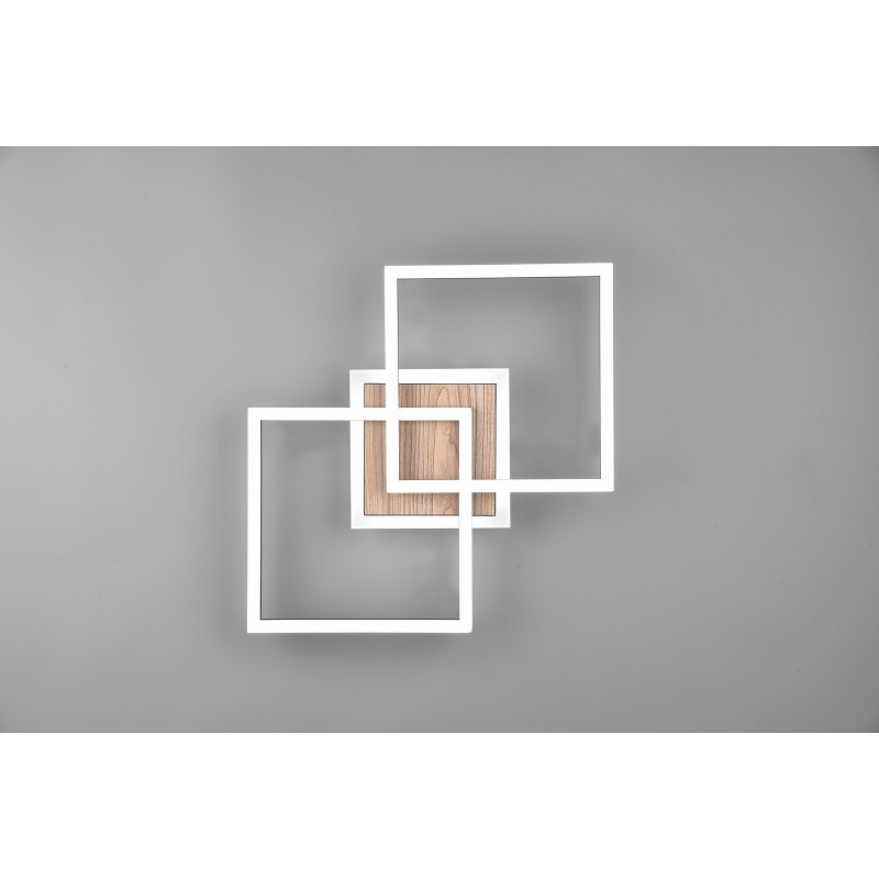 RL Lampa natynkowa LED GIRO R62793635 drewno jasne i ciemne, biały