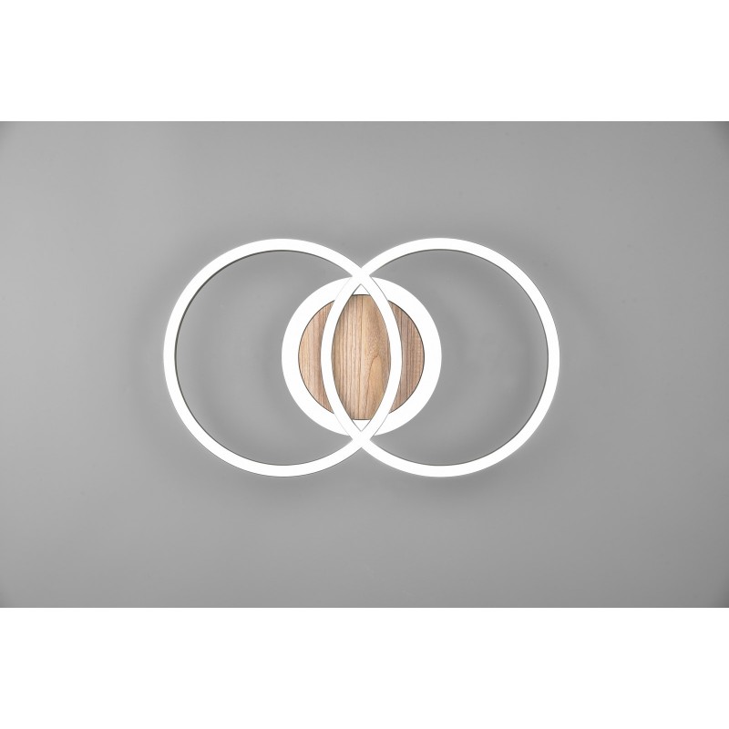 RL Lampa natynkowa LED GIRO R62783635 drewno jasne i ciemne, biały