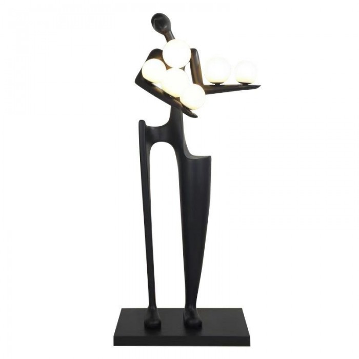 MOOSEE lampa podłogowa HUMAN DREAMER czarna