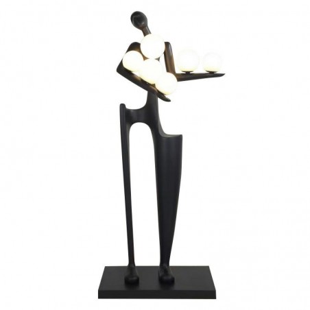 MOOSEE lampa podłogowa HUMAN DREAMER czarna