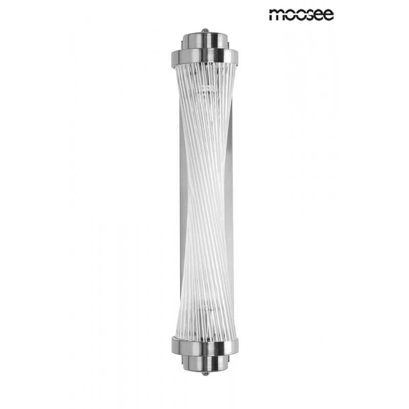 MOOSEE lampa ścienna COLUMN 60 srebrna