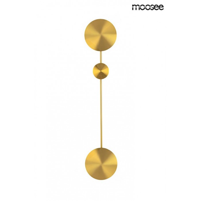 MOOSEE lampa ścienna SHADOW 2 złota