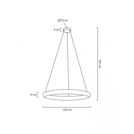 MOOSEE lampa wisząca LIBERTY 60 złota