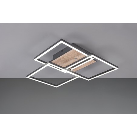 RL Lampa natynkowa LED MOBILE R62883135 drewno jasne i ciemne, biały