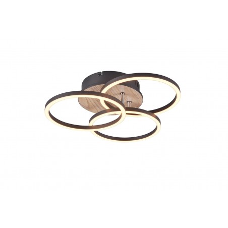 RL Lampa natynkowa LED CIRCLE R62823135 drewno jasne i ciemne